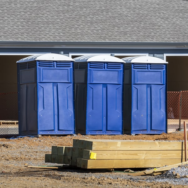 are there any restrictions on what items can be disposed of in the porta potties in Arlington